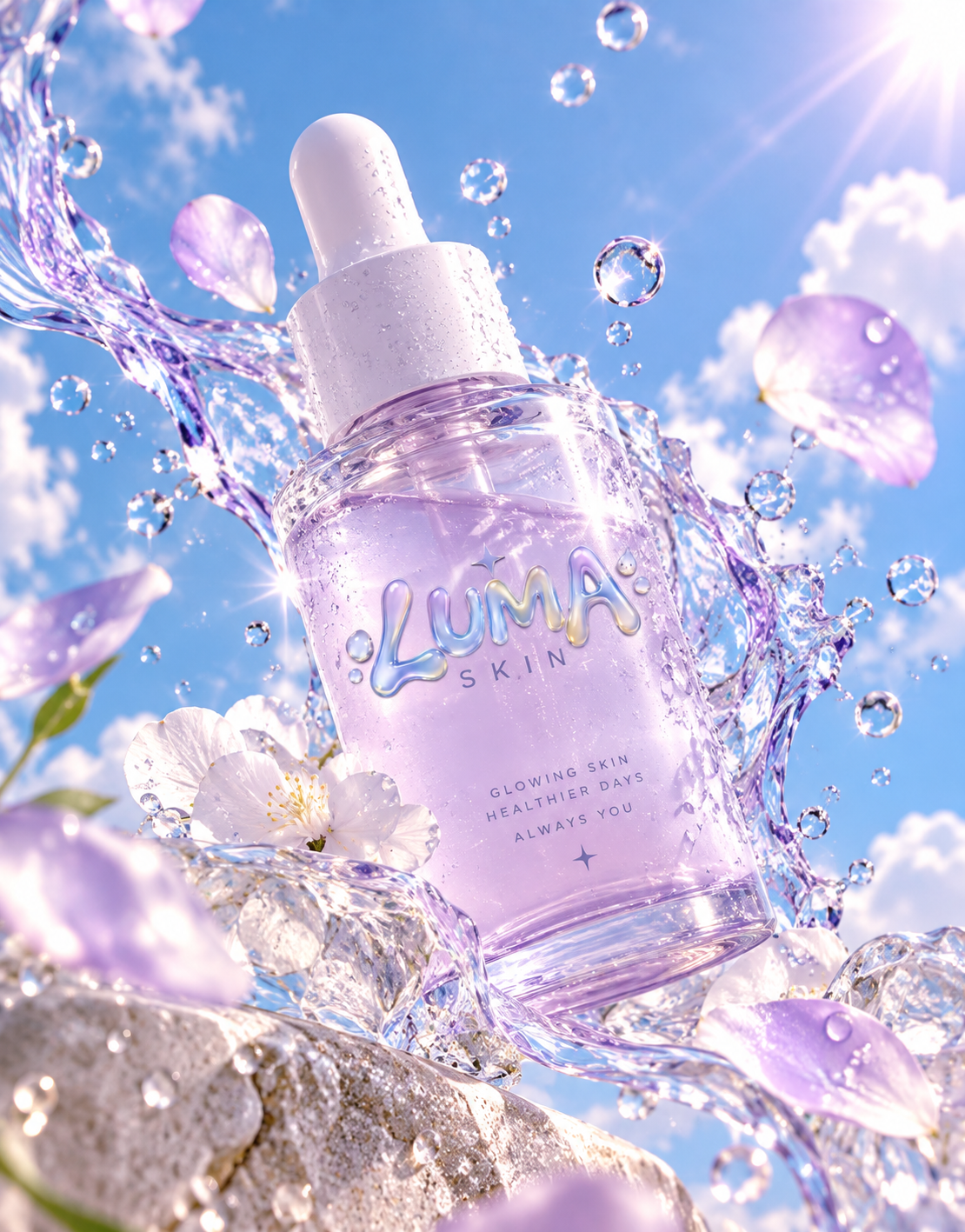 Luma skincare website by RAEN.Agency